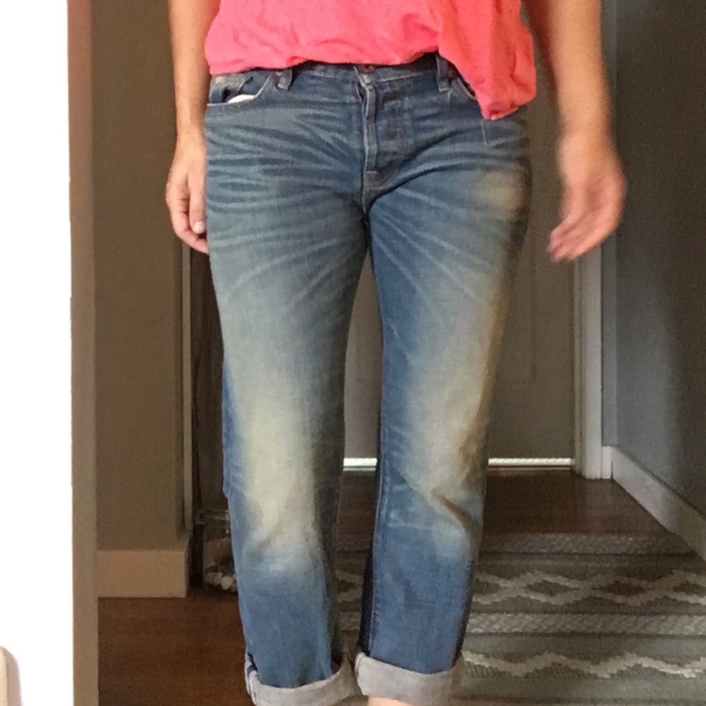 Size 27 Straight Slouch NSF Jeans. Never worn!